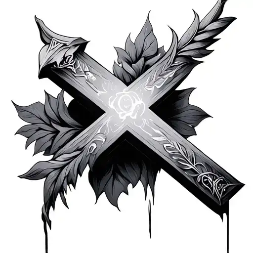 Nf cross tattoo tattoo design idea