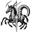 Sagittarius And Capricorn tattoo design idea