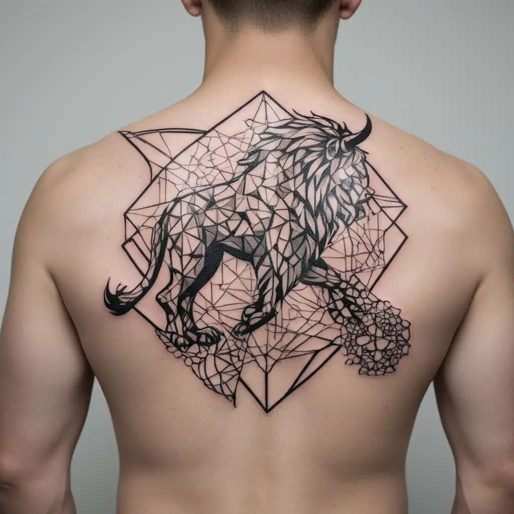 Karma capricorn leo tattoo design idea