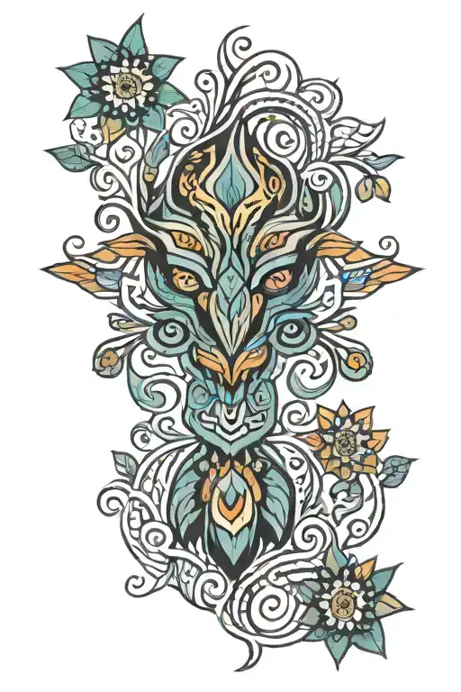 Huichol tattoo design idea