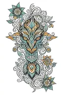 Huichol tattoo design idea
