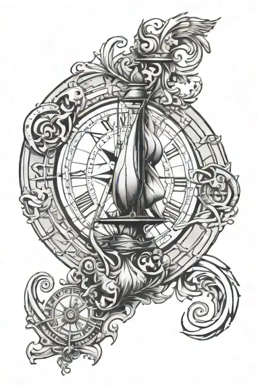 phoneacian navigator tattoo design idea