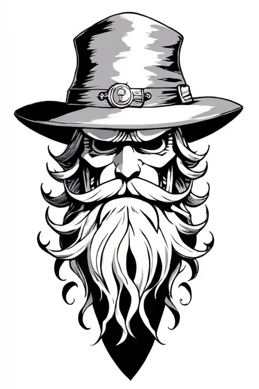 One Piece whitebeard  tattoo design idea