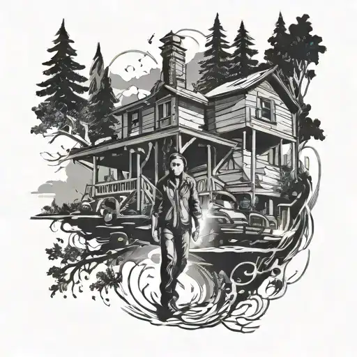Alan Wake 2, Control tattoo design idea
