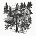 Alan Wake 2, Control tattoo design idea