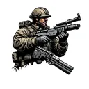 combat engineer tattoo design idea