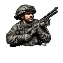 combat engineer tattoo design idea