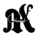 Noah alba first name monogram tattoo design idea