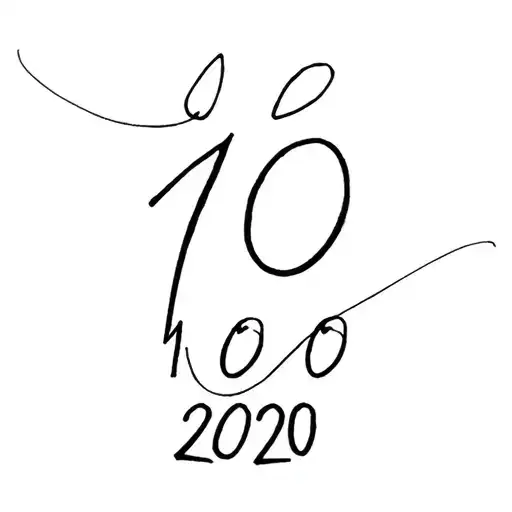 wedding anniversary date 10/10/2020  tattoo design idea