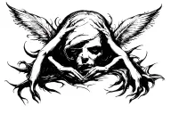 Depression tattoo design idea