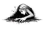 Depression tattoo design idea