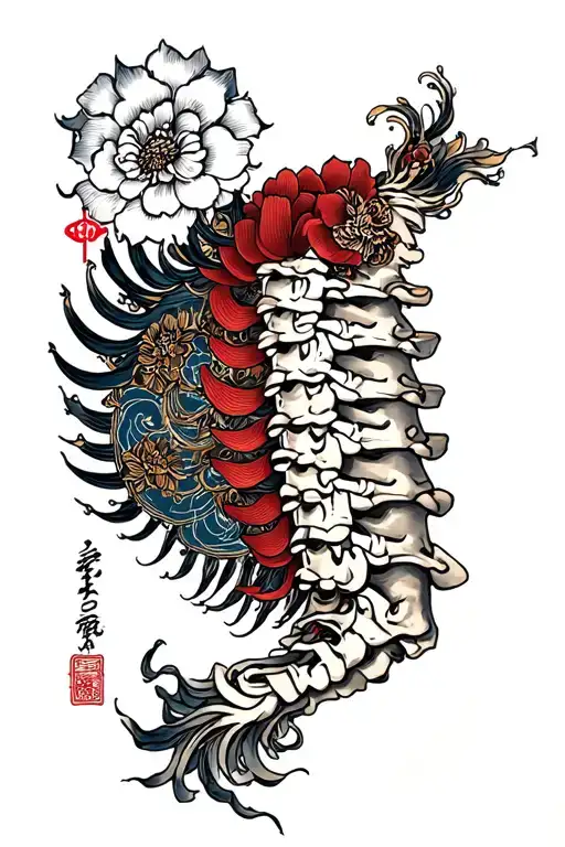 tattoo yhwh, enlightenment, charas spine tatoo tattoo design idea