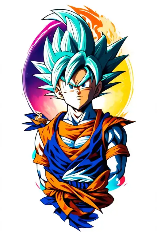 dragonball z and 7 deadly sins anime characters  tattoo design idea