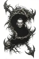 dark underworld tattoo design idea