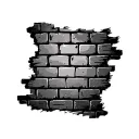 brick wall tattoo design idea