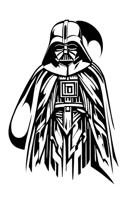 darth vader tattoo design idea