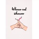 pinky promise "Wherever and whenever" tattoo design idea