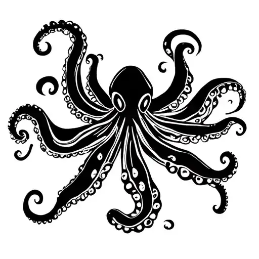 tribal tattoo octopus tattoo design idea