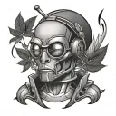 Marvin tattoo design idea