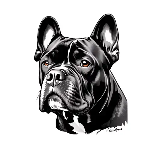 Cane Corso tattoo design idea