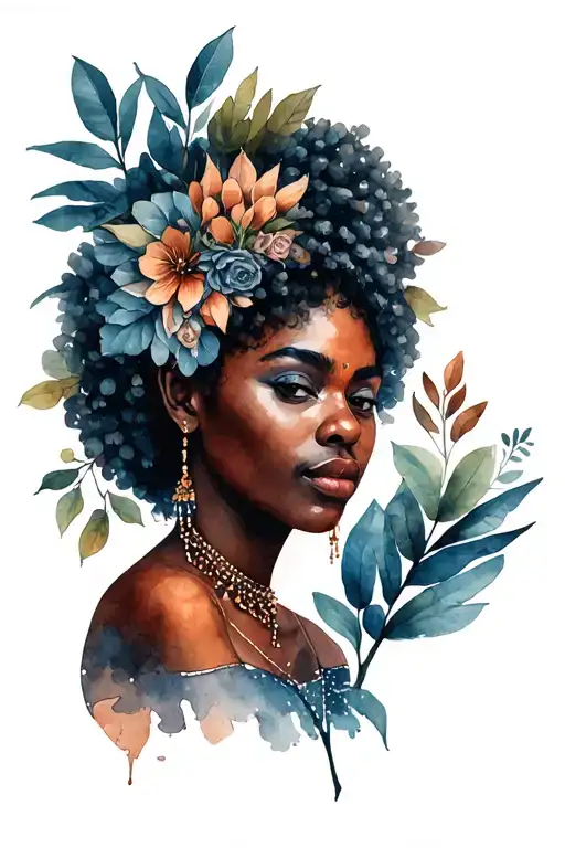 Orisha Shango Holding tattoo design idea