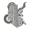 barcode tattoo tattoo design idea