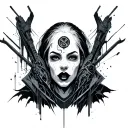 Sandevistan Cyberpunk tattoo design idea