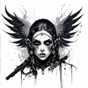 Sandevistan Cyberpunk tattoo design idea