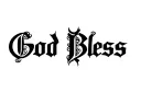 "God Bless" tattoo design idea