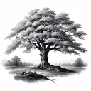 Alder Tree tattoo design idea