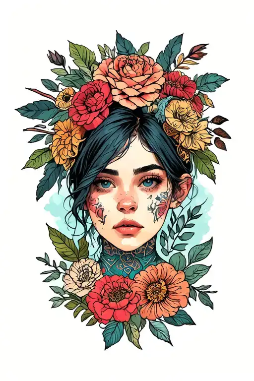 introvert person with strangers tattoo design idea