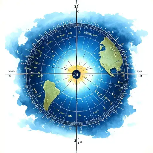 Latitude And Longitude tattoo design idea