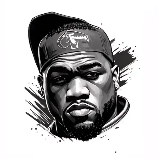50 cent tattoo design idea