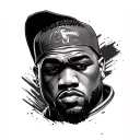 50 cent tattoo design idea