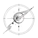 interstellar movie tattoo design idea