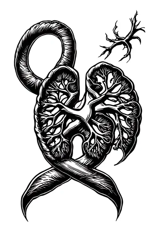 cancer lung cancer symbol made tattoo design idea