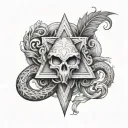 Ophanim tattoo design idea