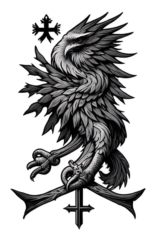 Symbols from norway, scotland, netherlands, and germany tattoo design idea