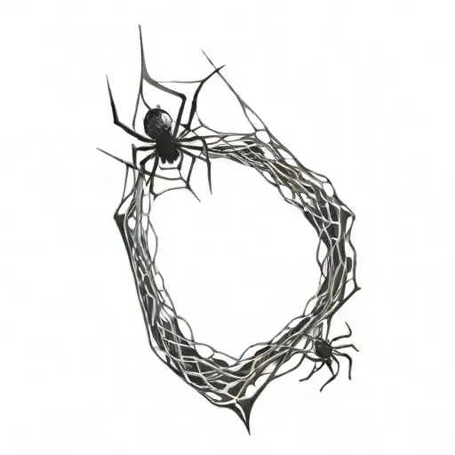 Filler Spider Webs tattoo design idea