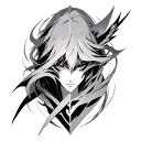 Code geass x Cyber sigilism tattoo tattoo design idea