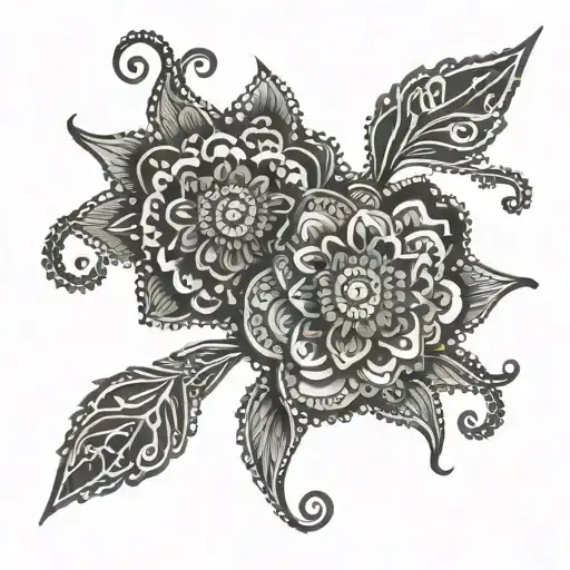 Henna tattoo design idea