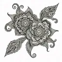 Henna tattoo design idea