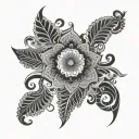 Henna tattoo design idea