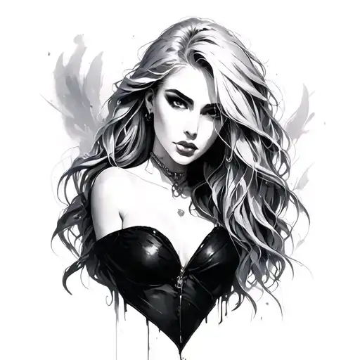 Annie Leonhart Sexy tattoo design idea