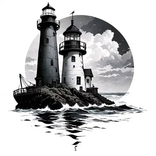 Bioshock Lighthouse tattoo design idea