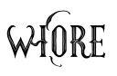 "WHORE" tattoo design idea