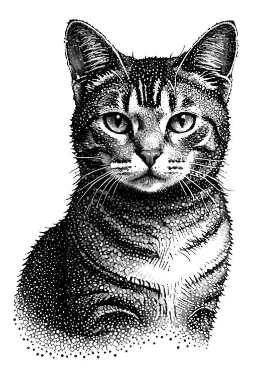 Cat memory tattoo tattoo design idea