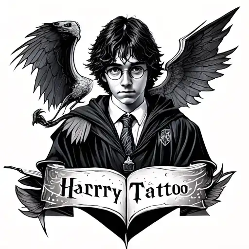 Harry potter tattoo design idea