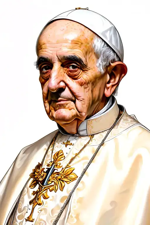 Pope Emeritus 3 tattoo design idea