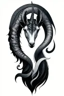 Capricorn And Libra tattoo design idea